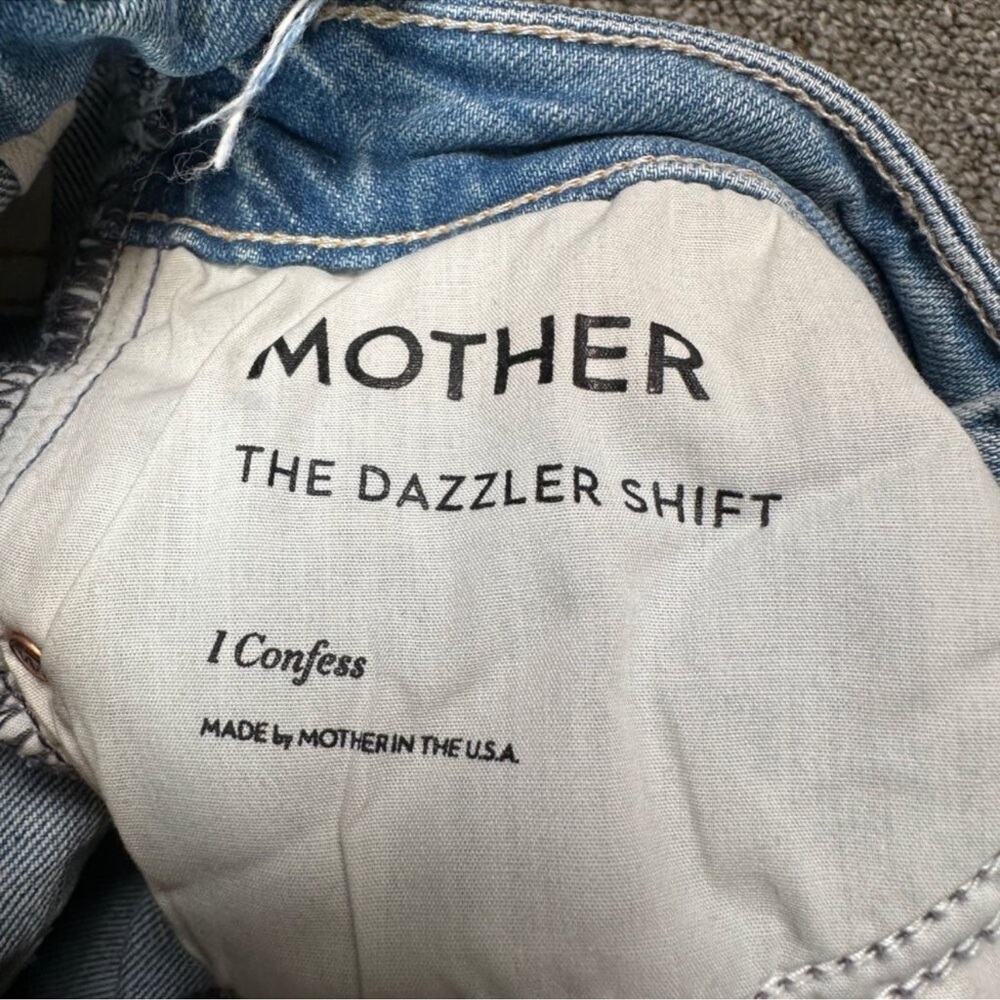 MOTHER High Rise Light Blue Jeans - Picture 6 of 7